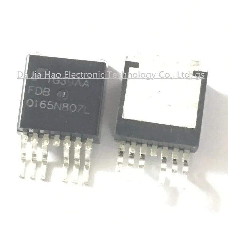 Transistor MOS de alta potencia y corriente, transistor FDB0165N807L 0165N807L 80V 310A FDB0165N807L, 1-10 Uds./lote