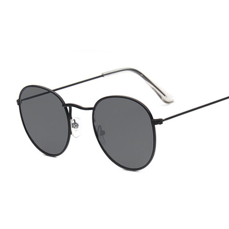 Винтажные маленькие круглые солнцезащитные очки, женские классические брендовые дизайнерские солнцезащитные очки в стиле ретро, мужские зеркальные Модные женские солнцезащитные очки