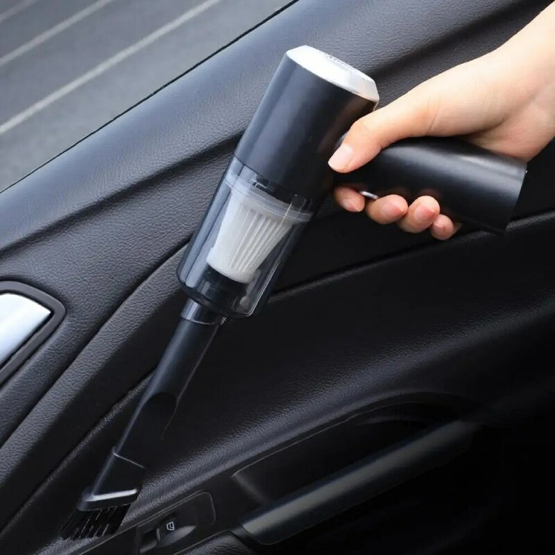 Aspirador de pó do carro sem fio poderoso handheld 50w 5000pa molhado seco duplo-uso aspirador de pó para carro