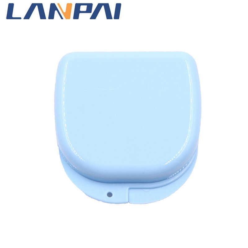 Lanpai Denture Container False  Dental Tooth Storage Box Holder Case