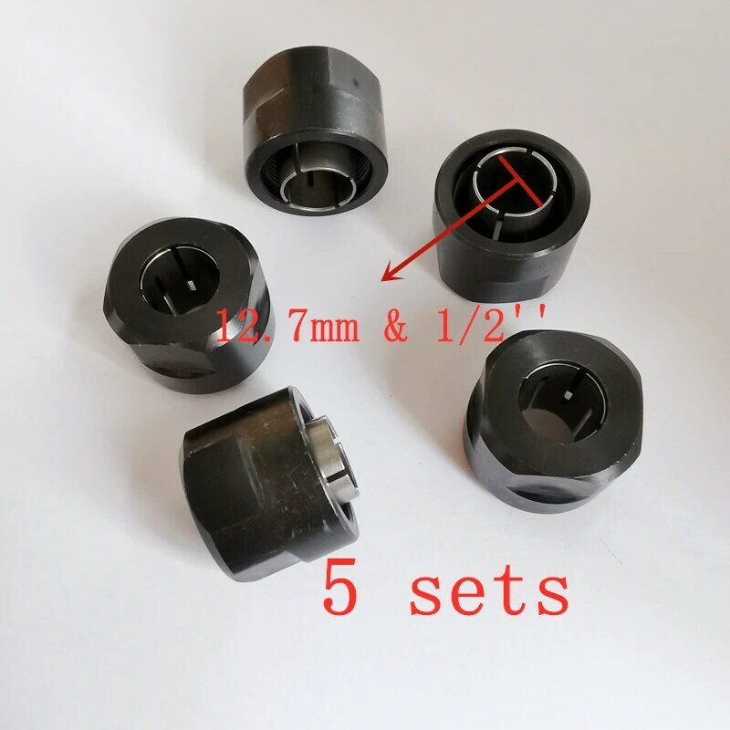 1/2" 12mm 12.7mm Router Collet Cone Nut Replace For BOSCH GOF1200A GOF1200 GOF1300CE GOF1300ACE GOF2000CE GOF1400CE GOF1600CE