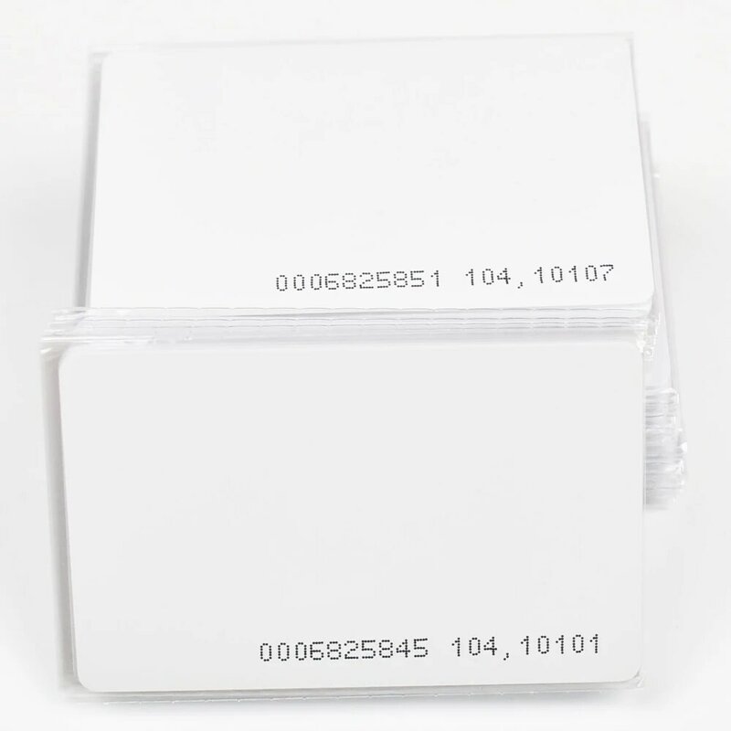 1ชิ้น/ล็อต RFID 125kHz EM4100 TK4100บัตร ID อัจฉริยะ PVC สำหรับการเข้าควบคุมเวลาเข้างาน