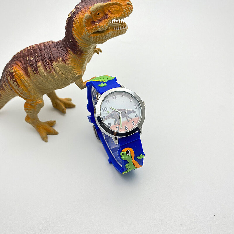 2020新クリエイティブデザイン子供たちは3D漫画クリスタル時計バンドの子供たちのための発光時計レジャースポーツ時計