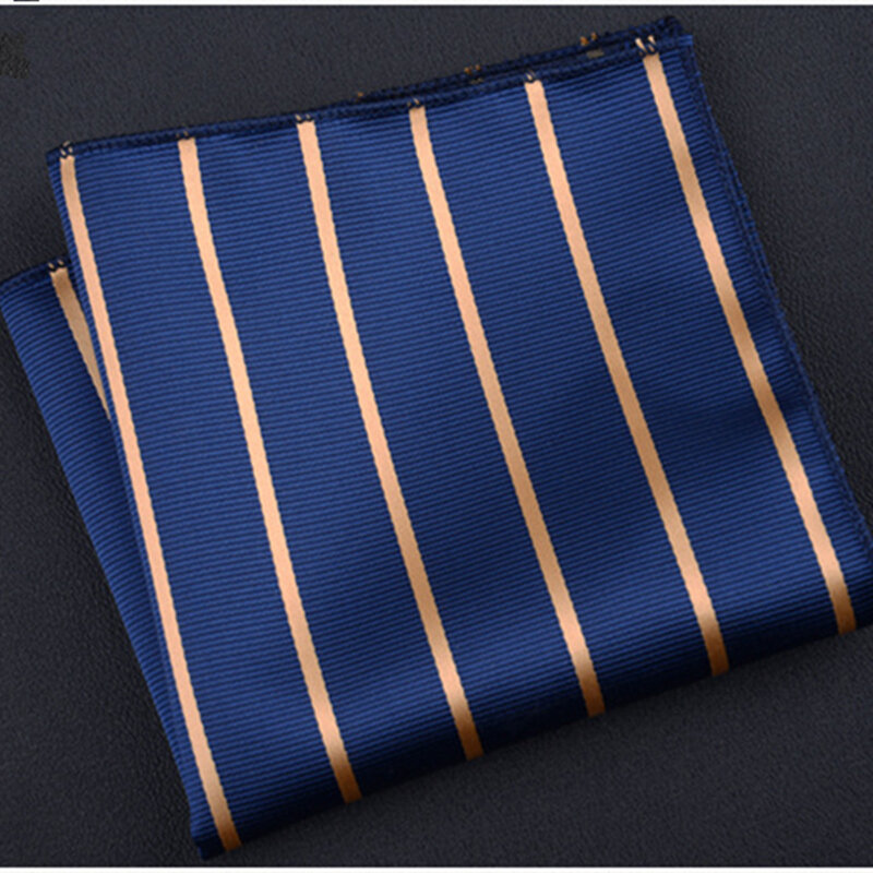 Mode männer hals krawatte taschentuch embriodery anzug herren hochzeit seide tasche platz luxus paisley striped taschentuch rot hanky