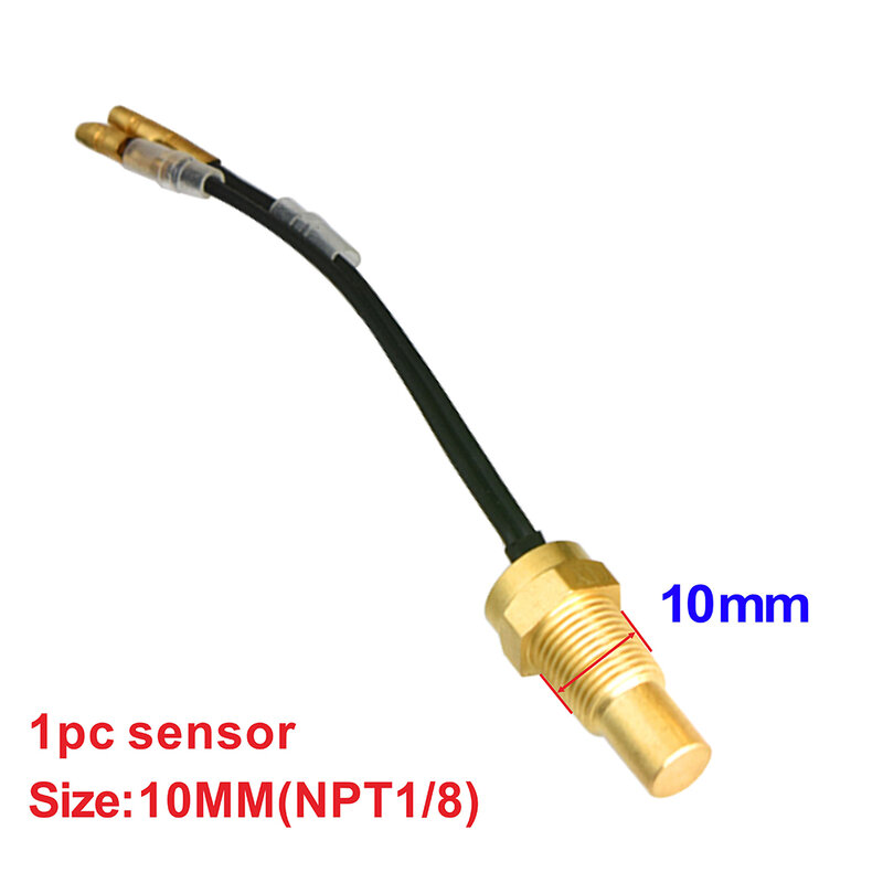 Racing Car meter Oil Temp Sensor Water Temperature Sensor Thread Head Plug for 12V/24V Car Truck Digital 10MM 14MM 17MM 21MM