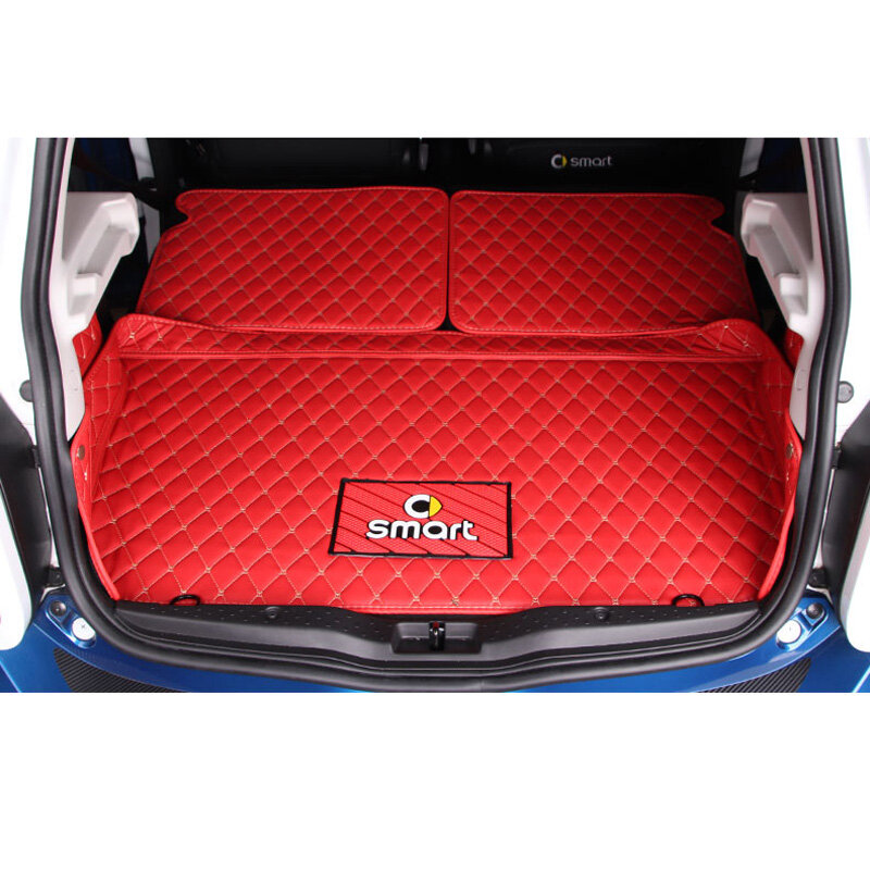 Auto all Surrounded Trunk Mat Protection Antifouling Pad For Smart Forfour 453 Car Accessories Interior Decoration Styling