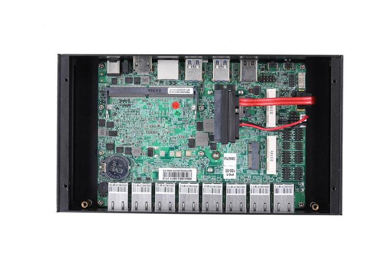 Enrutador de 8 Gigabit Lan Core i3 i5 i7 NIC Firewall, Router AES-NI ordenador sin ventilador, compatible con PFsense,Q800GE, novedad