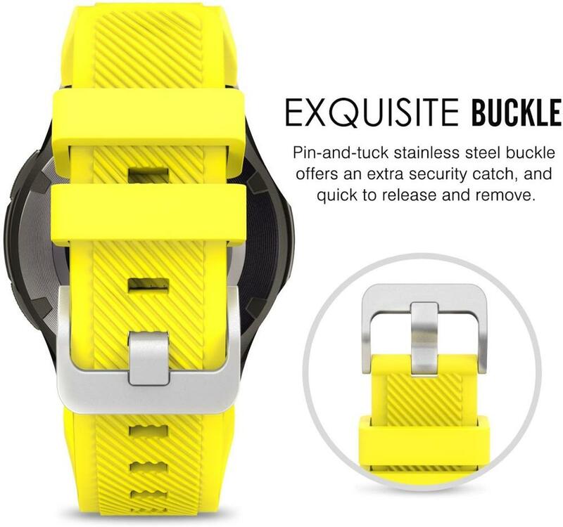 Correa de silicona para Samsung galaxy watch4, pulsera de 20mm, 22mm, 44mm, 40mm, 5 pro active 2 Gear s3, Huawei Watch gt2/3/2e