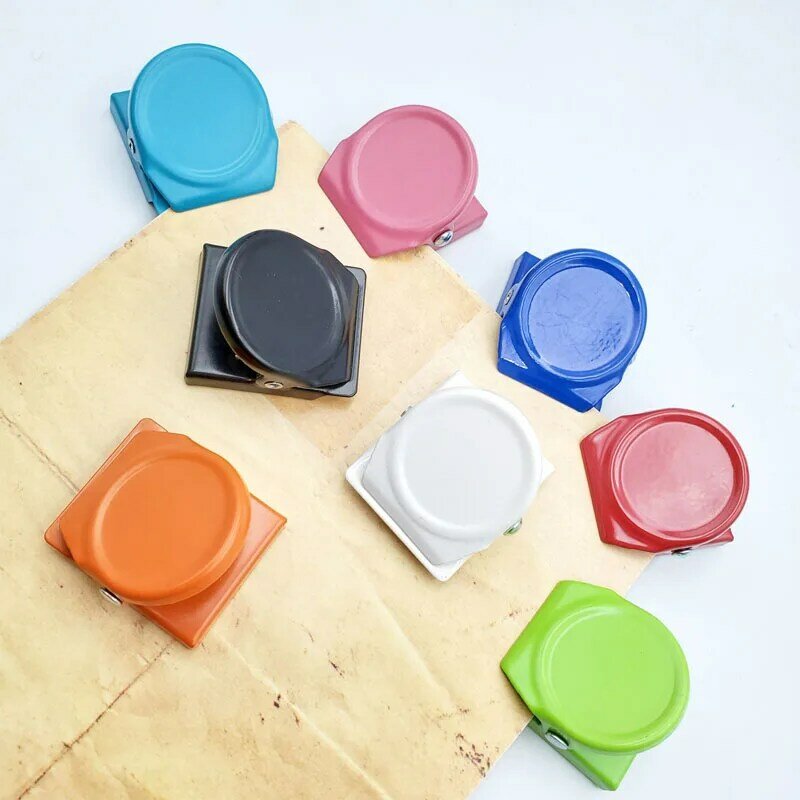 4 teile/satz Farben Metall Magnetische Clips für Home Küche Büro Schule Studio Kühlschrank Whiteboard Wand Magnet Haken Clips
