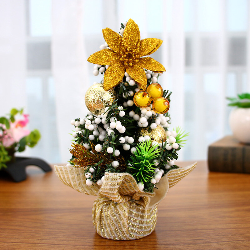 Mini Table Top Christmas Tree Small Desk Xmas Tree Home Hotel Shopping Mall For For Home Office Christmas Decoration 2022