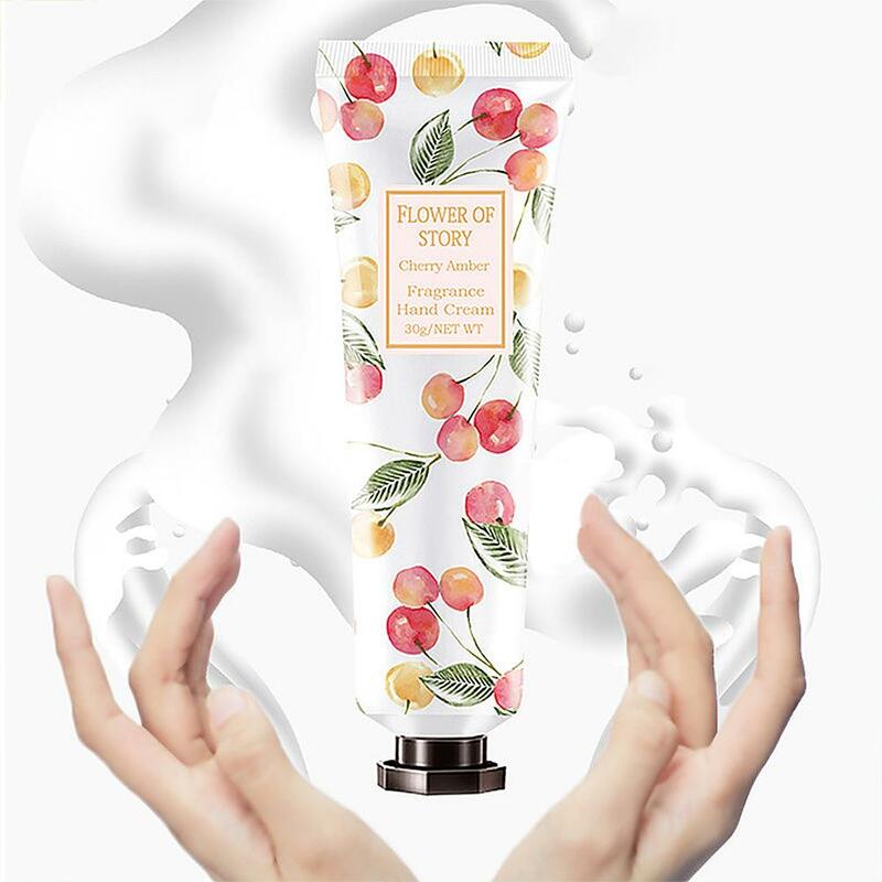 10PCS 10flavors 300ml Winter Hand Cream Fruit Flower Flavors Nourish Hand Cream Moisture Nourishing Anti Chapping Hand Lotion