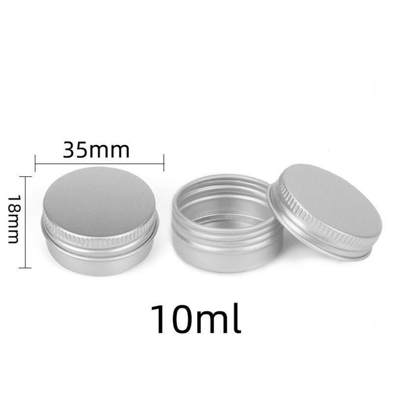 Mini Balm Nail Art Cosmetic Cream Make Up Pot Lip Jar Sealed Aluminum Container Storage Box
