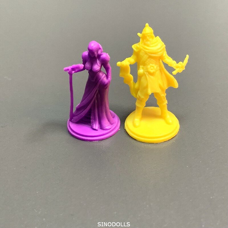 Juegos de mesa en miniatura de monstruos y héroes, 7 Uds., figuras en miniatura de juguete