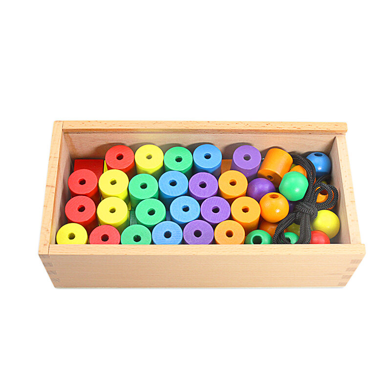 Детские игрушки Froebel, учебные пособия, 15 комплектов, деревянная коробка, учебные инструменты для раннего обучения, обучающие игрушки для дошкольного обучения для детей