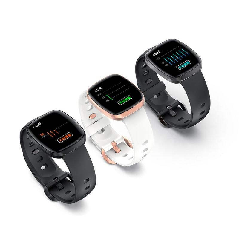 GT103/T8 inteligentny zegarek pulsometr sportowy wodoodporny pomiar podczas snu sterowanie muzyką pełnoekranowy dotykowy zegarek temperatury ciała