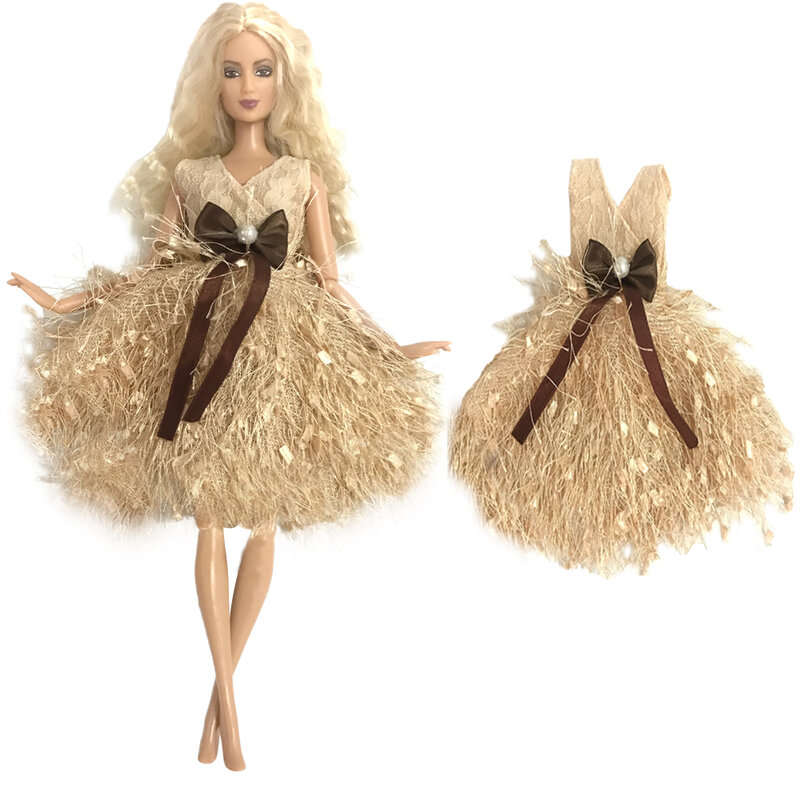 1 Pcs Fashion Dress For 1/6 Doll Daily Outfit Party gonna Cute Gown Clothes for Barbie Doll accessori 12 ''Toy Kids Gift JJ