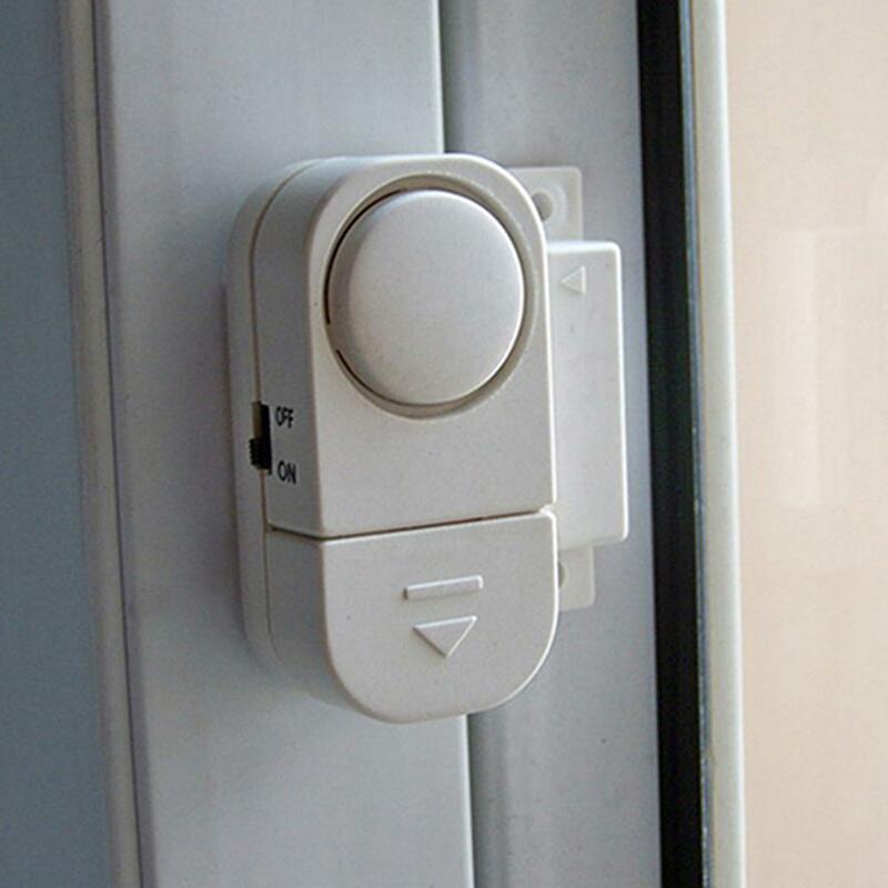 Sistema de alarme de segurança residencial, autônomo, sensores magnéticos, sem fio, autônomo, entrada de janela, porta, ladrão, segurança
