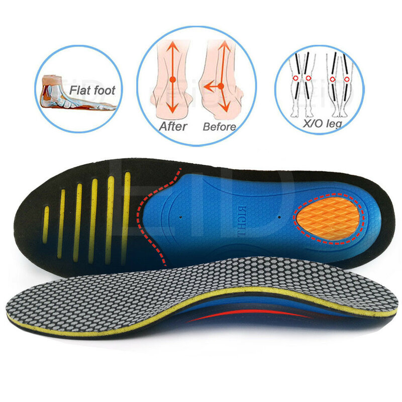 EiD EVA Insoles กายอุปกรณ์เท้าแบนสุขภาพรองเท้าสำหรับใส่รองเท้า Arch สนับสนุน Pad สำหรับ Plantar Fasciitis ฟุต care