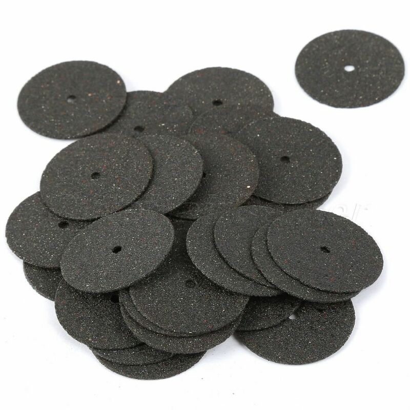 Hot Black 36 Discs Dremel Rotary Tool Afgesneden Wielen Disc 24Mm Versterkt Met 1 Buis 0.6Mm Dikke cut Metal/Plastic