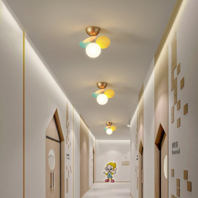 Macron-リビングルーム,子供部屋,寝室,家の装飾,天井ランプ用のモダンな北欧のシャンデリア