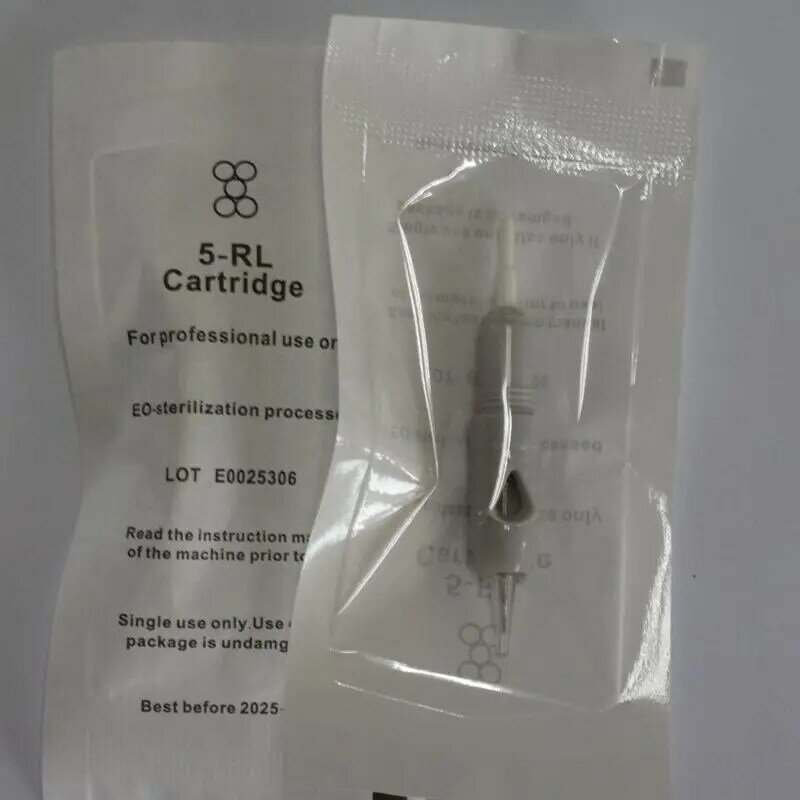 100Pcs 5RL Screw Cartridges Needles Permanent Makeup Machine Professional Needles for Specify Machine