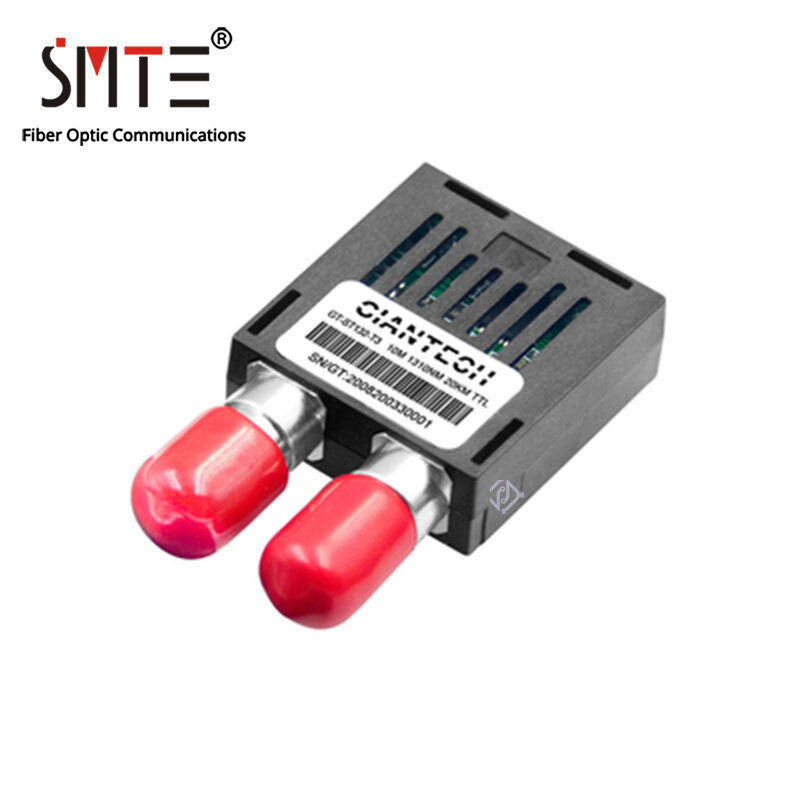 Modulo ottico a doppia fibra monomodale 1*9 0-10 Mb/s livello TTL 1310nm 10KM/20KM ST 5V/3.3V grado industriale