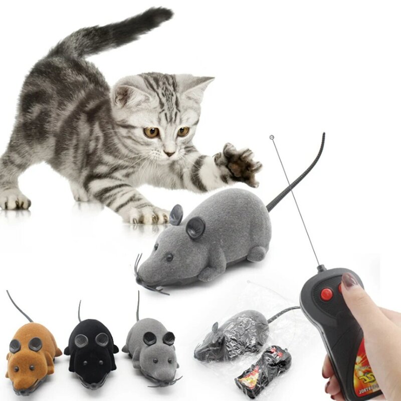 Новинка, игрушка для мыши, пульт дистанционного управления, кошка, котенок, игрушка для домашних животных, милая мышь, забавная крыса, игровы...