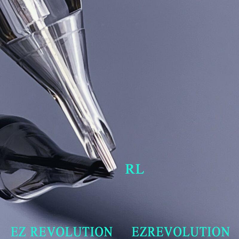 EZ الثورة خرطوشة الوشم الإبر بطانة مستديرة #08 0.25 مللي متر Bugpin طويل تفتق 1/3/5/7/9/11 ل آلات و grips 20 قطعة/الوحدة