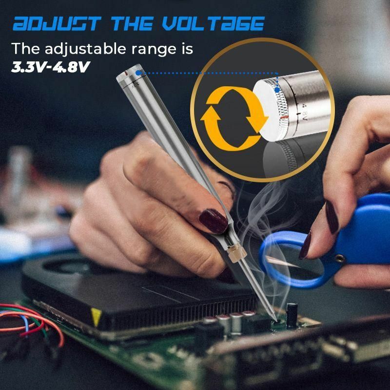 شحن لاسلكي كهربائي لحام الحديد القصدير لحام الحديد USB شحن سريع المحمولة الالكترونيات الصغيرة إصلاح أدوات لحام