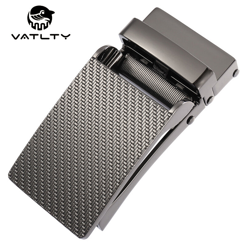 VATLTY 2021 Fashion Belt Buckle Man Hard Zinc Alloy Automatic Buckle for Non-porous Belts From 3.0cm to 3.2cm Male Accessory
