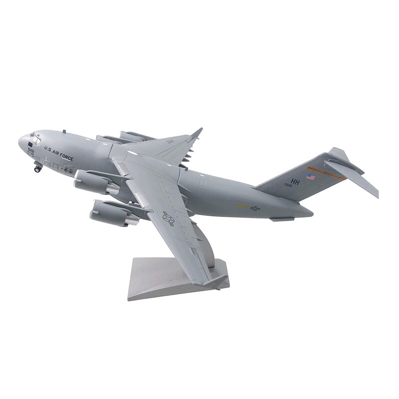 Die Cast Modelo de Transporte de Aeronaves, Avião e Aeronaves, 1: 200 Liga, C-17