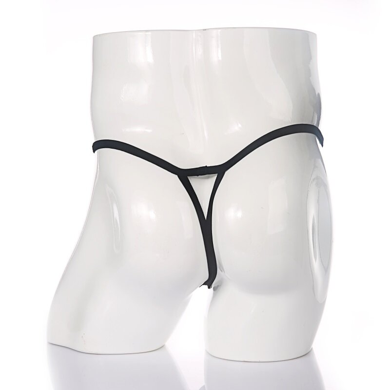 CLEVER-MENMODE Sous-Vêtements Rembourrés Sexy String Hommes G String Enhance Push Up Cup Pad Bikini Pénis Poudres Culotte T-back Slip