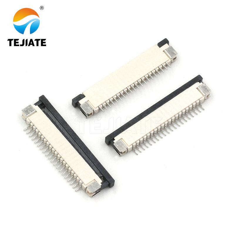 10PCS FFC/FPC Connector Flat Cable Socket 1.0MM Adapter 16/18/20/22/24/26/28/30/40P Down Drawer Type Plug Kit