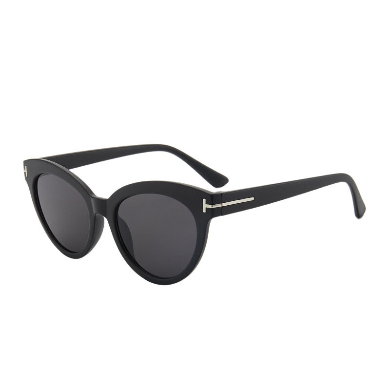 Cat Eye Sunglasses for Women Fashion Sun Glasses Lenses Simple Driving Shades Eyewear Female T-shaped Luxury Sunglasses UV400
