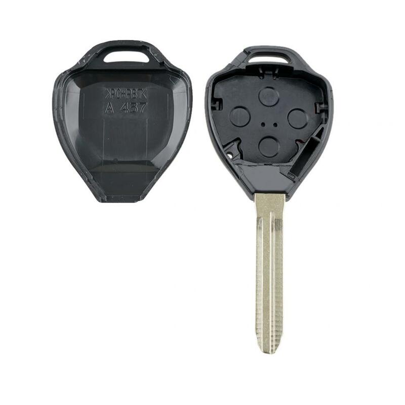 3 tasten Uncut Auto Fernbedienung Schlüssel Shell Fall Smart Fall Key Schalen Fit für Toyota Corolla RAV4 yaris Venza tC xA xd