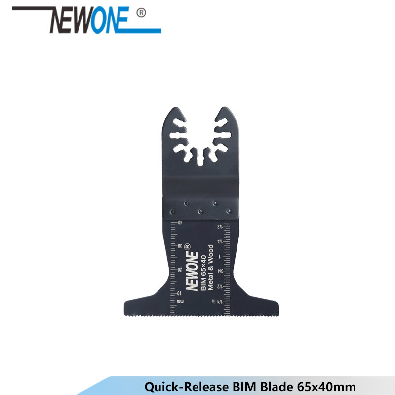 NEWONE-herramienta oscilante bimetálica de liberación rápida, multiherramienta renovadora, hojas de sierra BIM, accesorios para herramientas eléctricas, 10/20/32/45/65mm