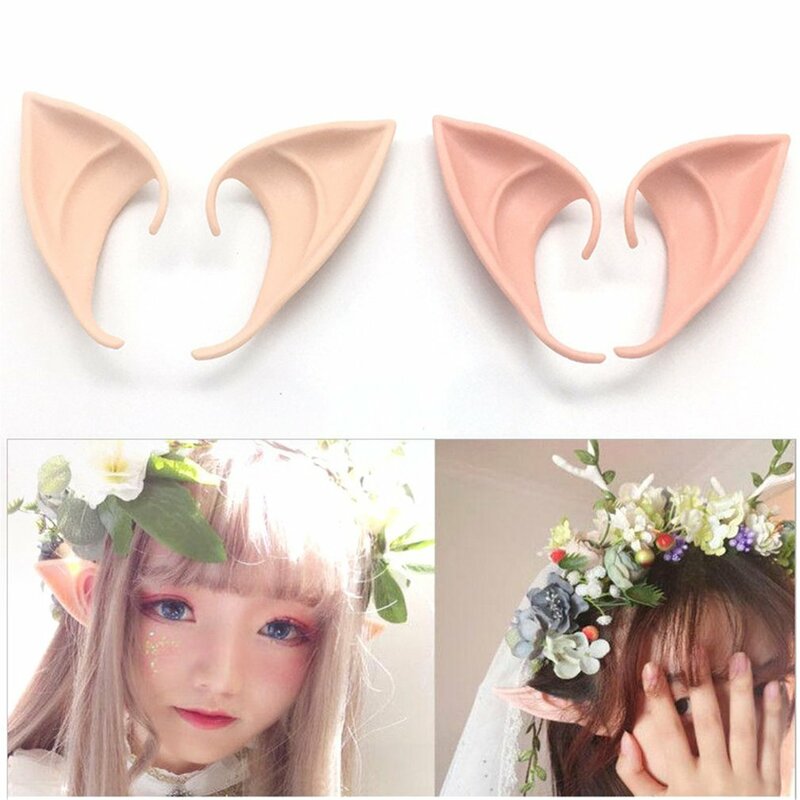 Mysterious Angel Elf Ears Fairy Cosplay Costume Accessories Angel Elven Elf Ears Photo Props Adult Kids Toys Halloween Supply