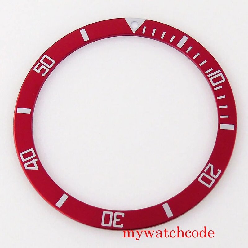 Anillo de inserción de bisel de reloj plano de aleación de 39MM para caja de reloj Bliger de 45mm, accesorios de repuesto de reloj de pulsera de alta calidad
