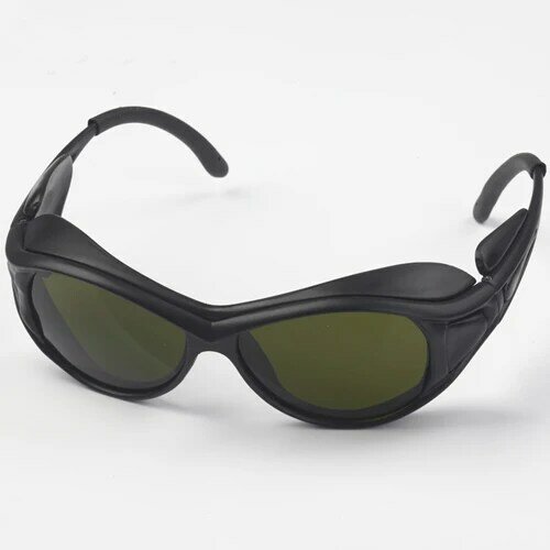 Лазерные защитные очки 808-980 нм с внешним диаметром 5 + Сертифицировано Ce для лазеров, 1064 нм, 1070 нм, 1080 нм с черным мешочком и тканью