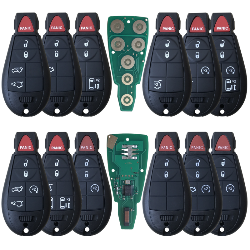New Fobik Key Remote Fob 7 Button 434Mhz For Chrysler 300C Voyager 2008 2009 2010 for Jeep Cherokee for Dodge Caliber Journey