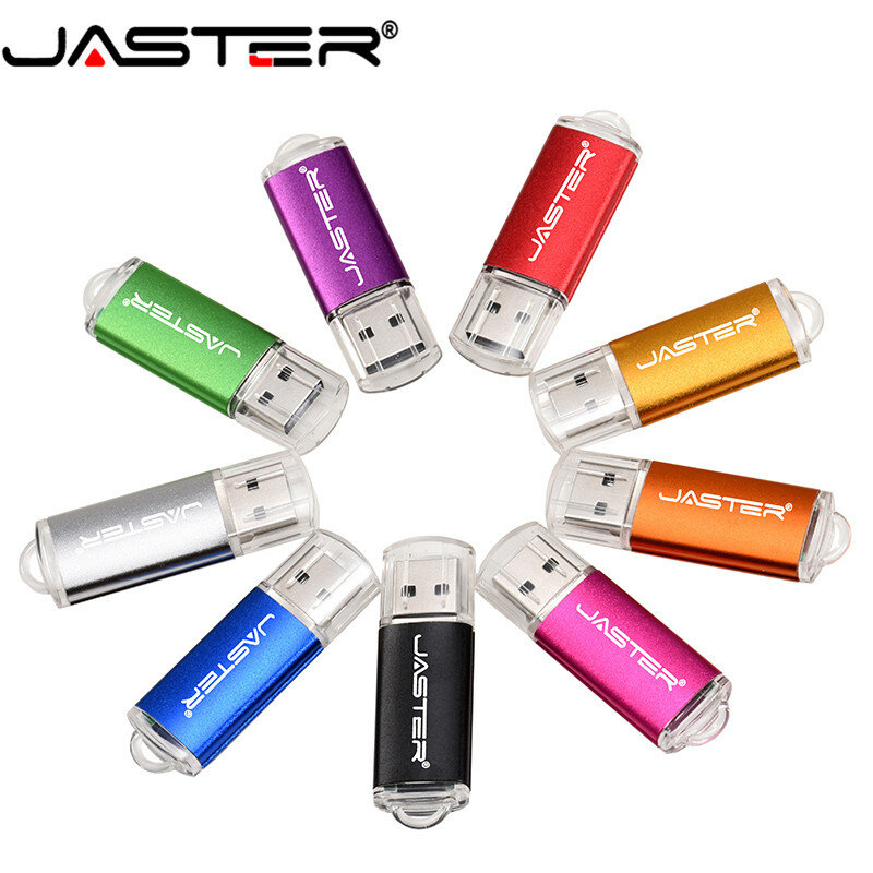 JASTER-Mini Pen drive USB, 4gb, 8gb, 16gb, 32gb, 64gb, 128gb, metal usb 2.0, flash drive, tarjeta de memoria