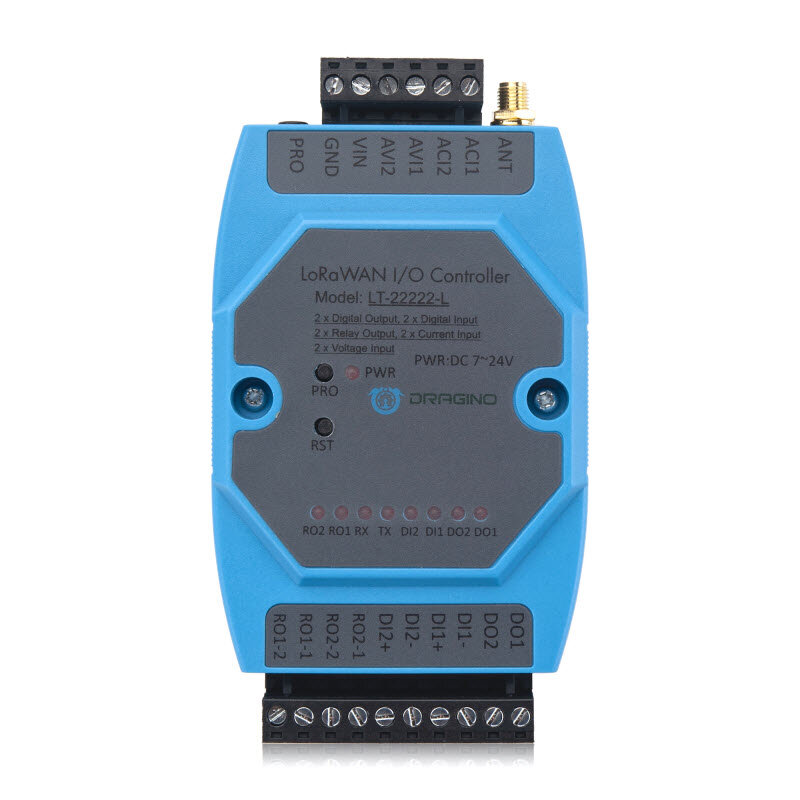 LT-22222-L LoRa I/O контроллер для умного строительного освещения ВКЛ./ВЫКЛ. Питания US915/AU915/AS923/EU868