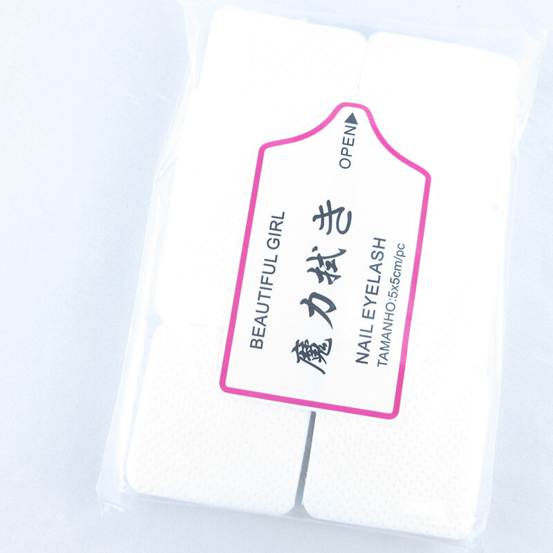 300pcs Cotton Nail Wipes Lint-Free Nail Polish Remover UV Gel Tips Remover Cleaner Paper Pad Nail Art Manicure Tool Wholesale 30