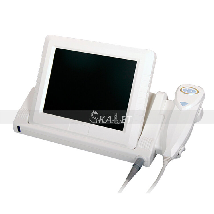 La mejor opción 2 en 1, analizador de piel, escáner de análisis del cabello, detección, cuidado de la piel, instrumento de belleza para Spa