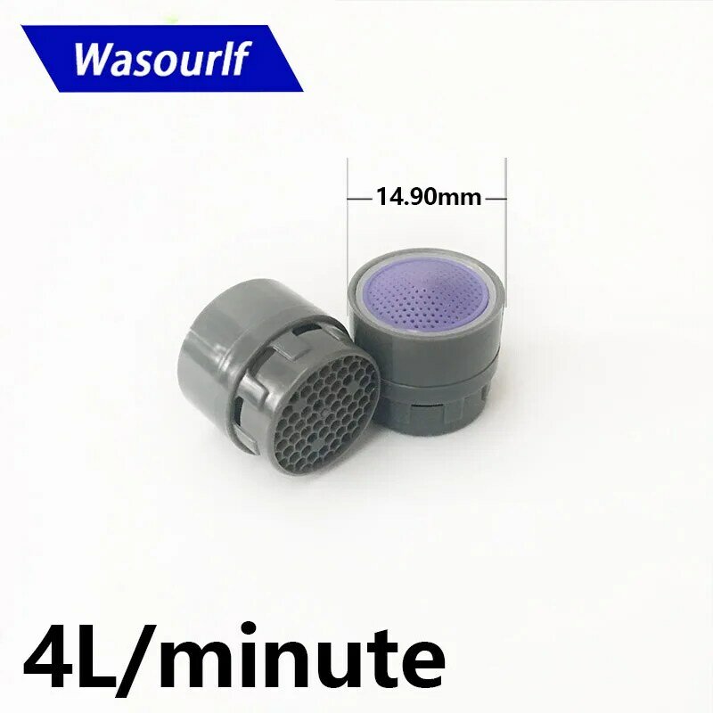 Wasourlf-節水蛇口エアレーター,4l,6l,おねじ付き注ぎ口,バブルアクセサリー,キッチンに最適,6個