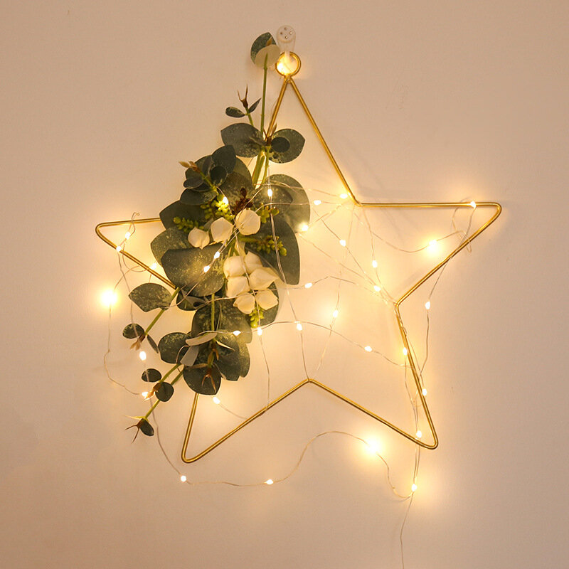 Cadena de luces LED de alambre de cobre para dormitorio, guirnalda de hadas alimentada por USB y batería, decoración de jardín, vacaciones de Navidad y Año Nuevo