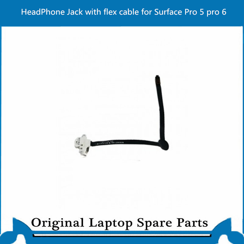Prise d'écouteurs avec câble flexible, pour écouteurs MICROSOFT SURFACE PRO 5 Pro 6 1796