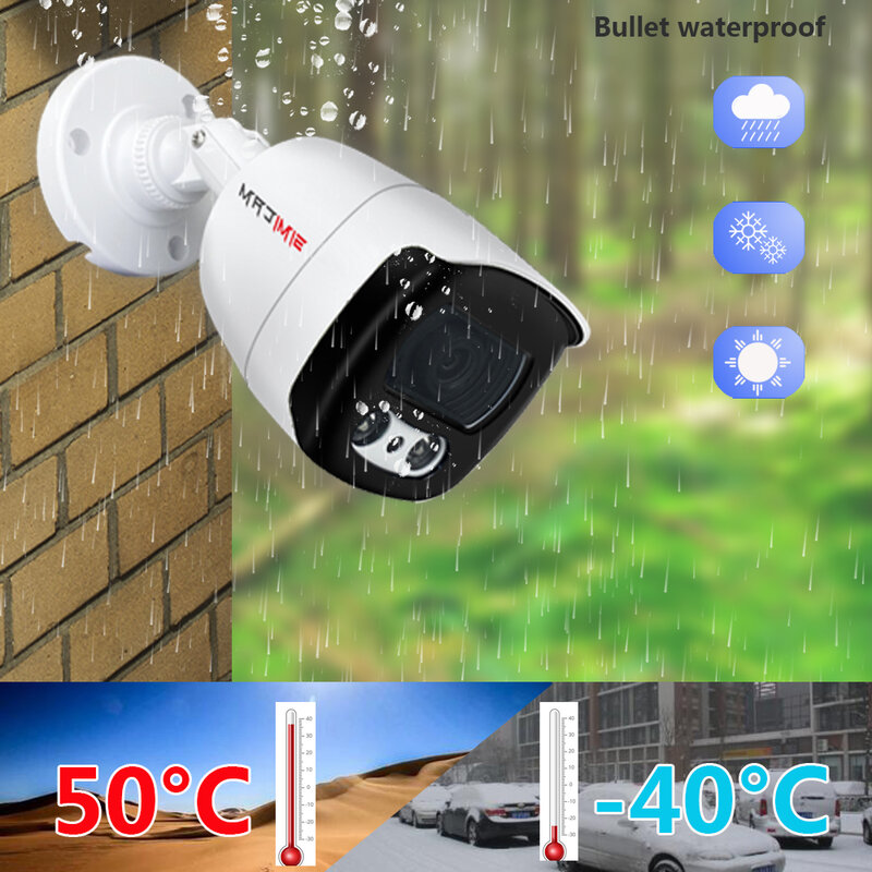 8MP 4K 3840 x 2160 PoE Camera Outdoor/Indoor IP Security Video Surveillance IP66 Waterproof Work with NVR 4MP 5MP 4K For Option
