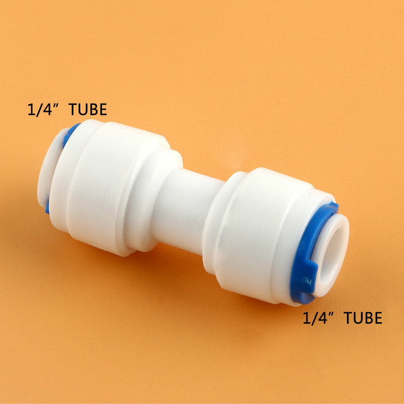 1/4 인치 튜브 퀵 커플링 직경 6.5mm 스트레이트 커넥터, 가족 음료수 RO 필터, 역삼투 시스템, 1544 조인트
