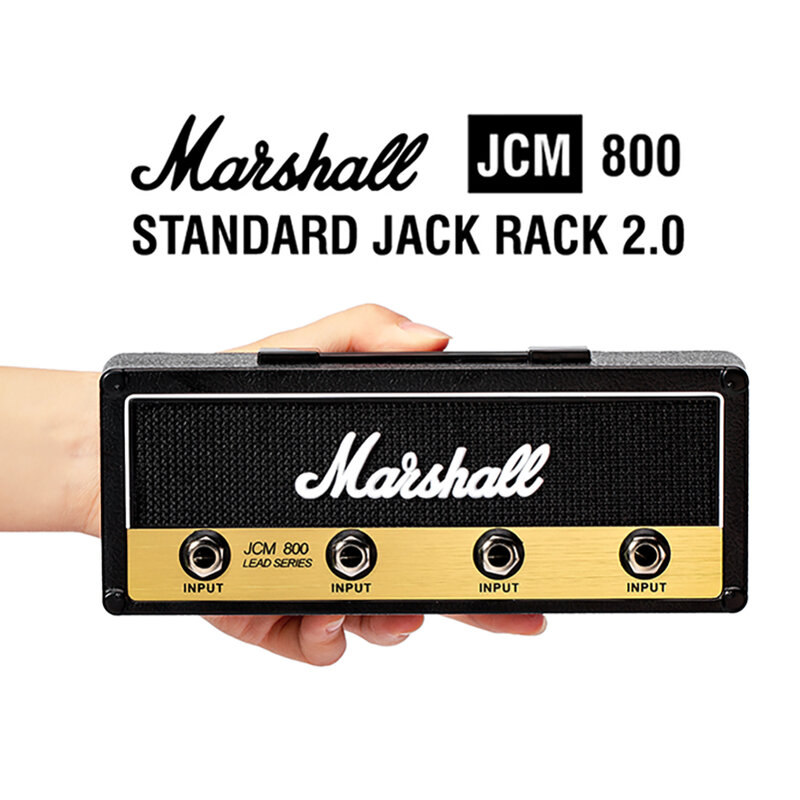 Soporte para llavero de guitarra Marshall, estante de llaves eléctrico 2,0, amplificador Vintage JCM800, regalo estándar